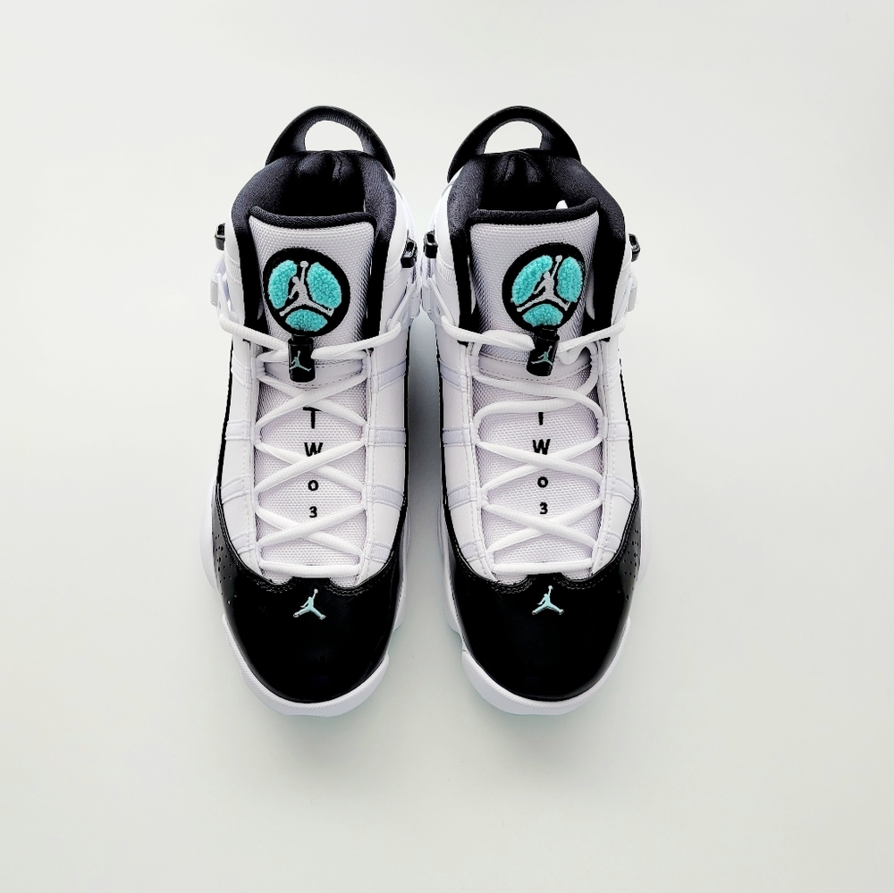 Jordan 6 Rings "Tropical Twist" White/ Black Men's 10.5 - Picture 3 of 6
